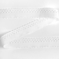 Ruban broderie anglaise 21 mm blanc - MT - Mondial Tissus