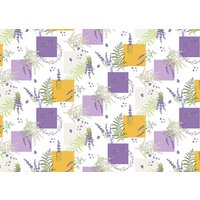 Tissu toile cirée Thoard lavande - Mondial Tissus