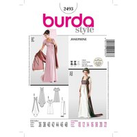 Patron Burda 2493 - déguisement femme historique Joséphine - Burda - Mondial Tissus