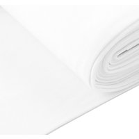 Tissu jersey bord-côte tubulaire blanc - MT - Mondial Tissus