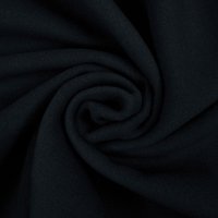 Tissu lainage manteau 40 % laine noir - Mondial Tissus