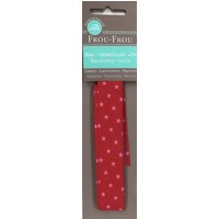 Biais étoilé thermocollant fuchsia 20x2m - Frou Frou - Mondial Tissus