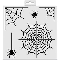 Pochoir de décoration toile d'araignée 20x20 cm - Aladine - Mondial Tissus