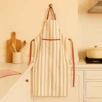 Tablier maison de campagne linen look 70x85cm - MT - Mondial Tissus