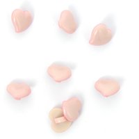 Boutons forme cœur rose clair 13 mm MT - MT - Mondial Tissus