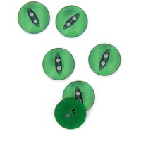 Boutons ronds vert foncé 16 mm - MT - Mondial Tissus