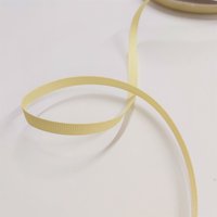 Ruban gros grain uni 6 mm jaune pâle - Frou Frou - Mondial Tissus