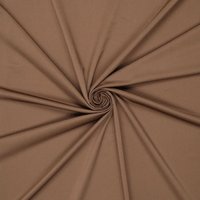 Maille lycra stretch maillot de bain unie peau taupe - Mondial Tissus