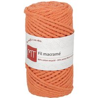 Pelote 250 g fil macramé orange - MT - Mondial Tissus