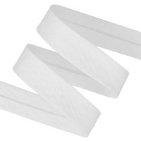 Biais double gaze coton blanc 20 mm - MT - Mondial Tissus