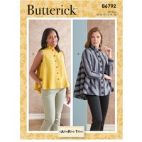 Patron Butterick B6792B5 Top Femme 36-44 - Butterick - Mondial Tissus