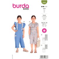 Patron BURDA 9265 Kids - Combinaison pantalon ou short - Burda - Mondial Tissus