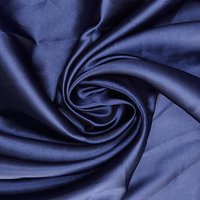 Tissu satin Lala uni bleu marine - Mondial Tissus
