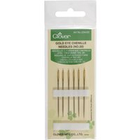Aiguille tapisserie chenille oeil d'or n° 20 x6 - Clover - Clover - Mondial Tissus