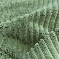 Tissu velours très large côte uni vert kaki - Mondial Tissus
