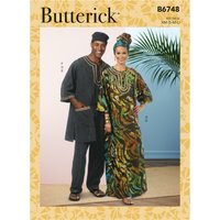 Patron Butterick B6748XN Top,Blouse Femme 48-56 - Butterick - Mondial Tissus