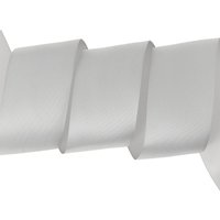 Rubn satin double face 50mm couleur argent - MT - Mondial Tissus