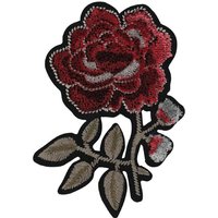 Ecusson rose rouge - MT - Mondial Tissus