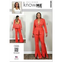 Patron Know Me ME2065H5 blazer et pantalon pour femme 34-42 34-42 - Know Me - Mondial Tissus