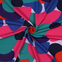 Tissu popeline viscose Rockpool violet - Nerida Hansen - Nerida Hansen - Mondial Tissus