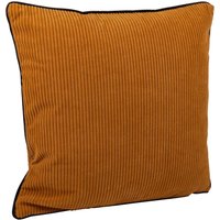 Housse de coussin velours côtelé jaune - MT - Mondial Tissus