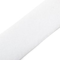 Bande velours à coudre 50mm - Blanc - MT - Mondial Tissus