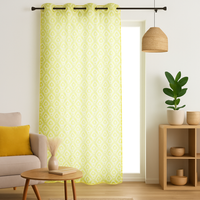 Voilage jaune sphère 140x240 cm - Mondial Tissus