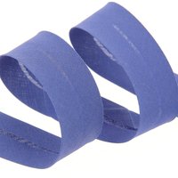 Biais replié 20 mm bleu - MT - Mondial Tissus