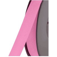 Biais satin polyester 20mm(10+10) rose foncé - MT - Mondial Tissus