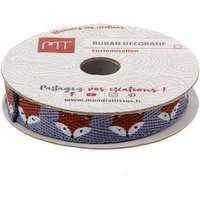 Bobine ruban gros grain renard 10 mm X 3 m MT - MT - Mondial Tissus