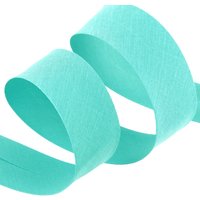 Biais replié 20 mm bleu turquoise - MT - Mondial Tissus
