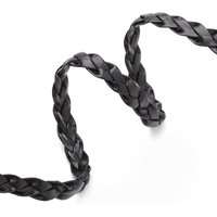 Tresse simili cuir noir - MT - Mondial Tissus