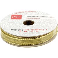 Bobine ruban doré 7 mm - MT - Mondial Tissus
