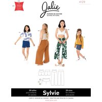 Patron Jalie 4129 pantalon stretch à enfiler jambe ample ou short pour femmes et kids - Jalie - Mondial Tissus