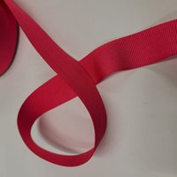 Ruban gros grain épais polyester 25mm fuchsia - Mondial Tissus