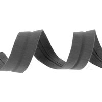Biais jersey gris foncé 20 mm - MT - Mondial Tissus