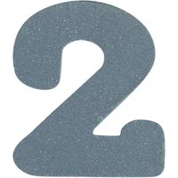 Écusson chiffre 2 réfléchissant - Mondial Tissus