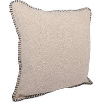 Housse de coussin bouclette écru 40x40cm - MT - Mondial Tissus