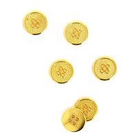 Boutons métal dorés 11 mm - MT - Mondial Tissus