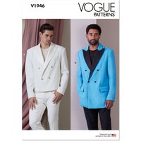 Patron Vogue 1946MUU - veste homme du du 34 à 40 - Vogue - Mondial Tissus