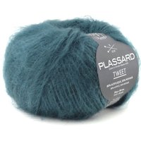 Pelote de fil à tricoter Tweet vert bouteille - Plassard - Plassard - Mondial Tissus