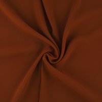 Tissu crêpe lourd uni Cérémonie orange rouge - Mondial Tissus