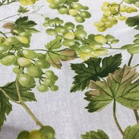 Tissu cretonne muscat vert - Mondial Tissus
