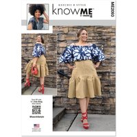 Patron Know Me ME2093AA haut à manches bulle 38-46 - Know Me - Mondial Tissus