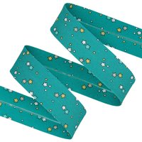 Biais étoiles 20 mm canard - MT - Mondial Tissus
