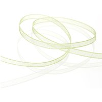 Ruban organdi - Vert anis - Mondial Tissus