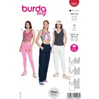 Patron Burda top N° 5852 - Burda - Mondial Tissus
