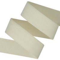Ruban sergé chevron 25 mm écru - MT - Mondial Tissus