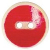 Boutons bois bordeaux - lot de 5 - Mondial Tissus