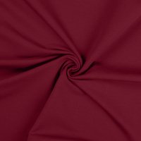Maille jersey coton unie Jerry bordeaux - Mondial Tissus